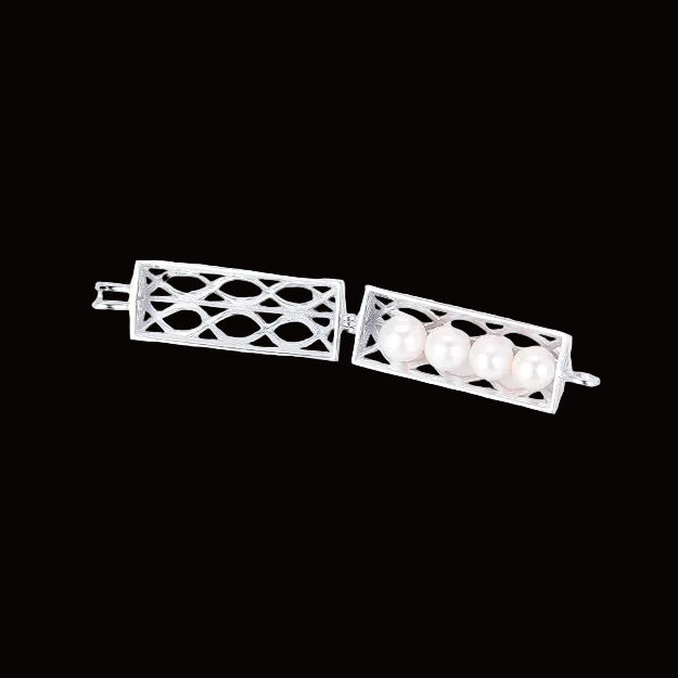 Sterling Silver Long Tube Pearl Cage