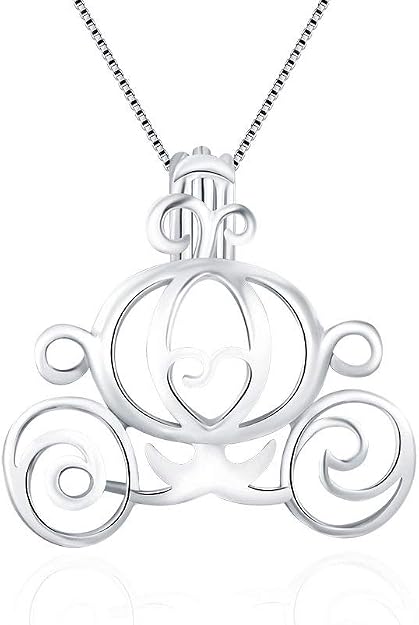 Sterling Silver Coach Pearl Cage