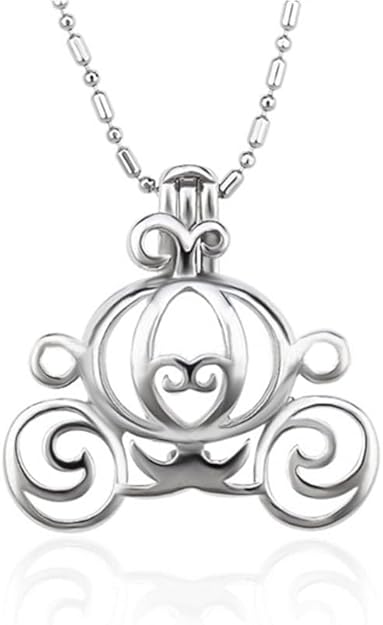 Silver Plated Carriage Pearl Cage