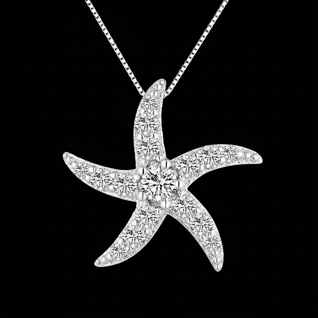 Sterling Silver Starfish Pendant